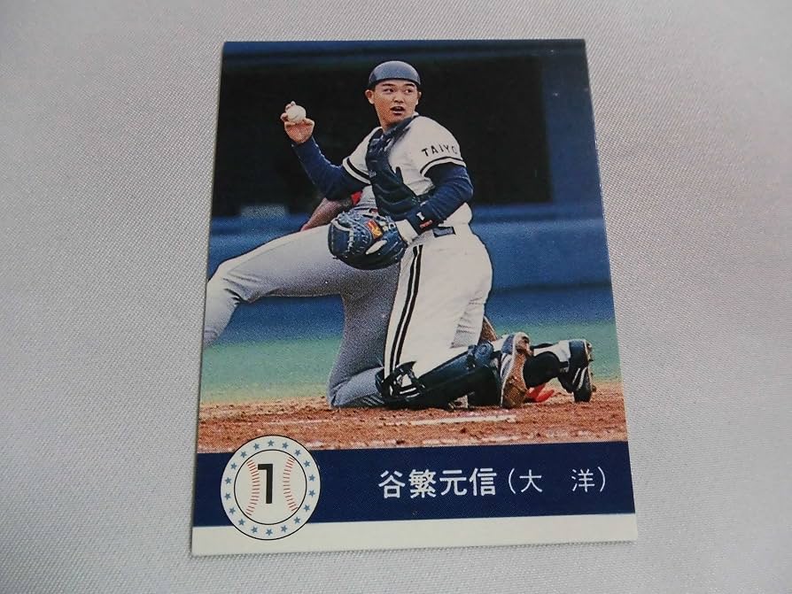 カルビー野球カード　「やましん」 Amazon.co.jp: カルビープロ野球カード1990年No.42 谷繁元信 (1) 大洋